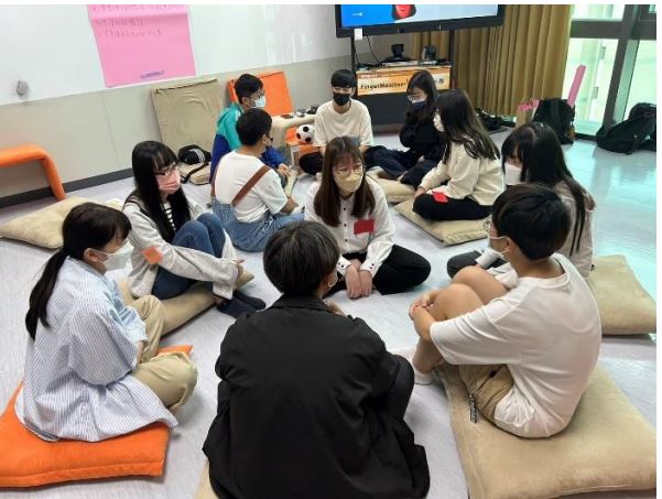 體驗活動後的分組討論