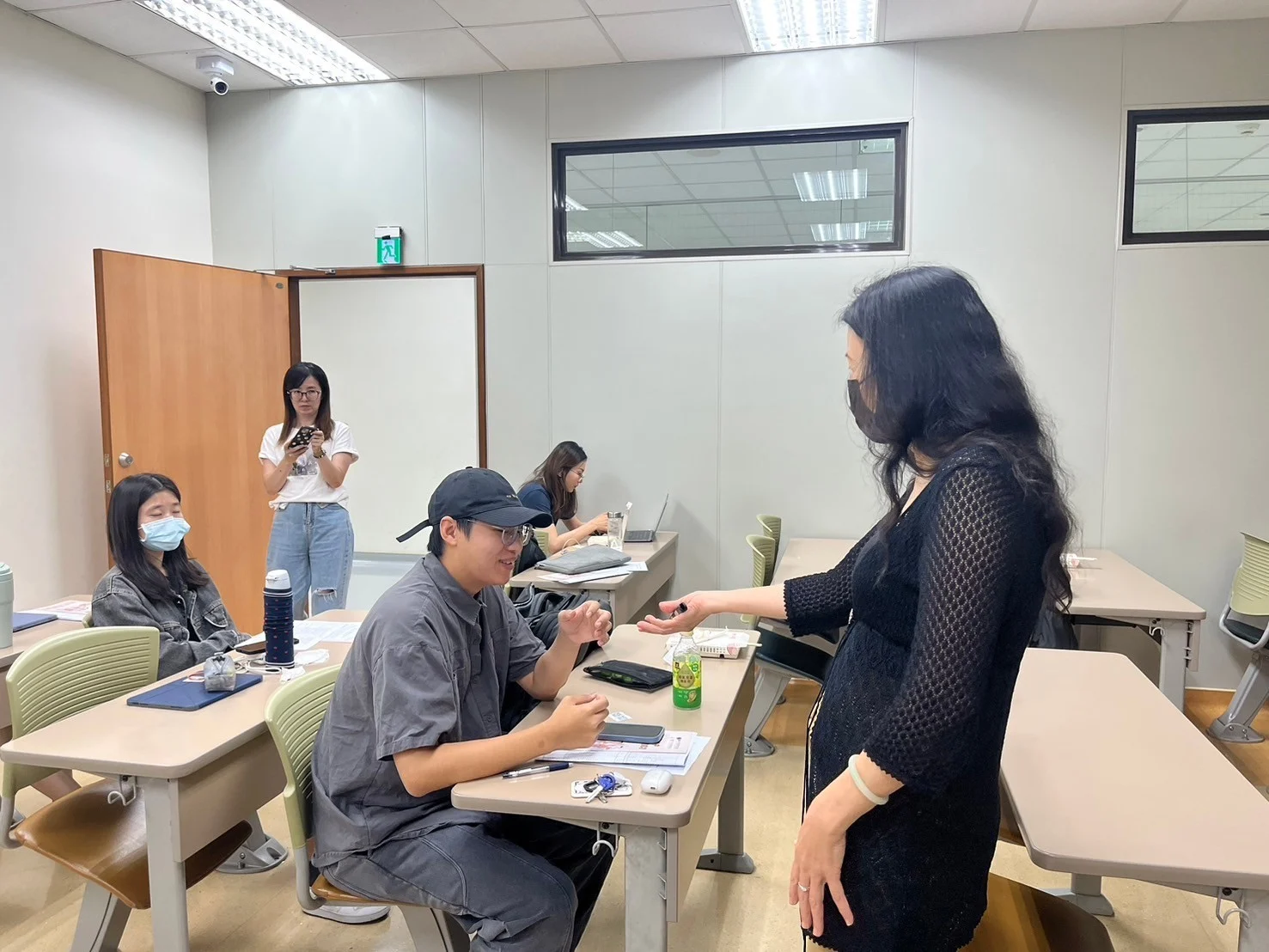 講師請同學說明自己的生涯規劃